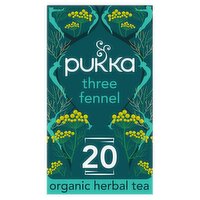 Pukka Organic Three Fennal Herbal Tea (36 g)