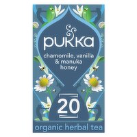 Pukka Organic Chamomile, Vanilla & Manuka Honey Tea (40 g)