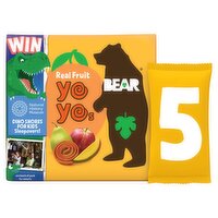 Bear Mango Yoyo Pure Fruit Rolls 5 Pack (100 g)