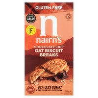 Nairns Gluten Free Chocolate Chip Oat Biscuit Breaks (160 g)