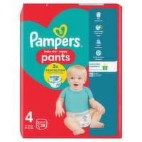 Pampers Babydry Pants Size 4 Ep (38 Piece)