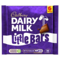 Cadbury Dairy Milk Little Bars 6 Pack (18 g)