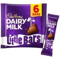Cadbury Dairy Milk Little Bars Chocolate 6 Pack (18 g)