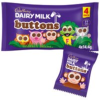 Cadbury Dairy Milk Buttons 4 Pack (14.4 g)