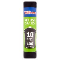 Killeen 100l Refuse Sacks  (10 Piece)