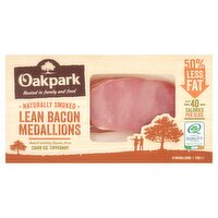 Oakpark Naturally Smoked Bacon Medallions (170 g)