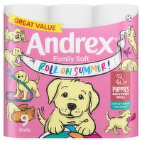 Andrex Family Soft Toilet Tissue (9 Roll)