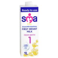 SMA Pro First Infant Milk From Birth (1 L)