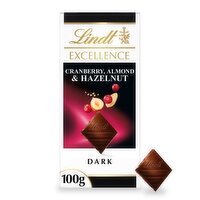 Lindt Excellence Cranberry Almond Hazelnut Bar (100 g)