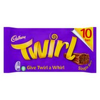 Cadbury Twirl Chocolate Bar 10 Pack (21.5 g)