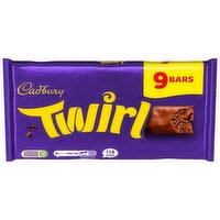 Cadbury Twirl Bar 9 Pack (21.5 g)