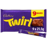 Cadbury Twirl Bar 9 Pack (21.5 g)