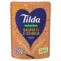 Tilda Microwave Wholegrain Basmati & Quinoa Rice (250 g)