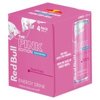 Red Bull Forest Fruits Sugar Free Pink Edition Energy Drink Can 4 Pack (250 ml)
