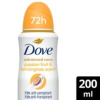 Dove Advanced Care Anti-perspirant Deodorant Spray Passion Fruit & Lemongrass (200 ml)