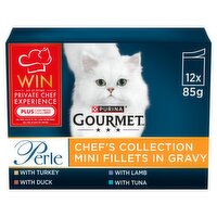Gourmet Perle Chef's Collection Cat Food 12 Pack (1.02 kg)