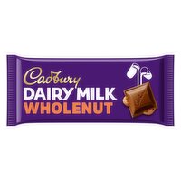 Cadbury Dairy Milk Wholenut Chocolate Bar (180 g)