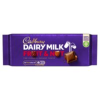 Cadbury Dairy Milk Fruit & Nut Chocolate Family Bar (180 g)