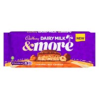 Cadbury Dairy Milk & More Caramel Nut Crunch Bar (200 g)