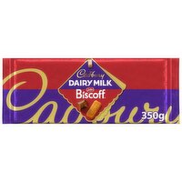 Cadbury Dairy Milk Biscoff Chocolate Bar (350 g)