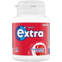 Wrigley's Extra Strawberry Sugar Free Chewing Gum Bottle (64 g)