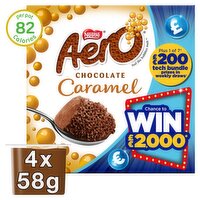 Nestle Aero Caramel Mousse 4 Pack (232 g)