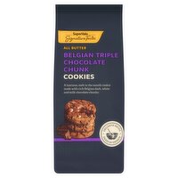 SuperValu Signature Tastes All Butter Belgian Triple Chocolate Chunk Cookies (200 g)