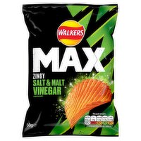 Walkers Max Zingy Salt & Vinegar Crisps (50 g)