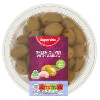 SuperValu Green Olives with Garlic (150 g)