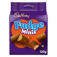 Cadbury Fudge Minis Chocolate Pouch (120 g)