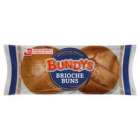 Bundys Brioche Hamburger Buns 4 Pack (320 g)