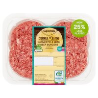 SuperValu Fresh Irish Homestyle Beef Burgers (500 g)