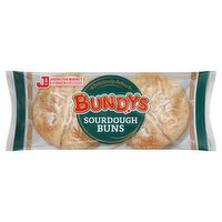 Bundys Sourdough Burger Buns 4 Pack (336 g)