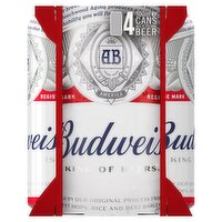 Budweiser Beer Can 4 Pack (500 ml)