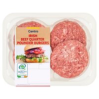 Centra Irish Beef Quarter Pounders Gluten Free 4's (454 g)