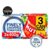 Mutti Finely Chopped Tomatoes Triple Pack (400 g)