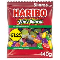 Haribo Wine Gums Bag (140 g)