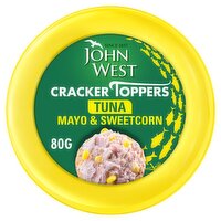 John West Cracker Toppers Mayonnaise & Sweetcorn Tuna (80 g)