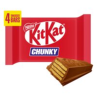 Nestle KitKat Chunky Milk Chocolate Biscuit Bars 4 Pack (32 g)