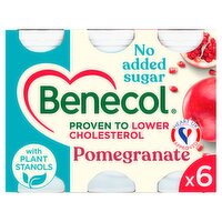 Benecol Pomegranate Yogurt Drink 6 Pack (405 g)