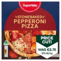 SuperValu 10" Stonebaked Pepperoni Pizza (290 g)
