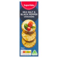 SuperValu Sea Salt & Black Pepper Crackers (185 g)