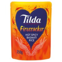 Tilda Microwave Firecracker Hot Spicy Basmati Rice (250 g)