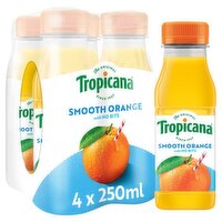 Tropicana Smooth Orange 4 Pack (250 ml)