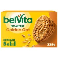 Belvita Breakfast Biscuits Golden Oats 5 Pack (225 g)