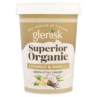 Glenisk Greek Style Coconut & Vanilla Yogurt (450 g)