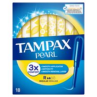 Tampax Pearl Regular Applicator Tampons (18 Piece)