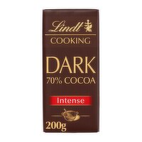 Lindt 70% Dark Cooking Chocolate Bar (200 g)