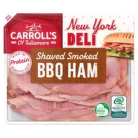 Carrolls New York Deli Shaved Smokey BBQ Ham (90 g)