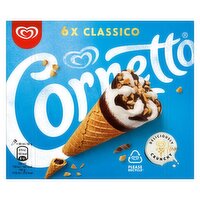 Cornetto Classico Ice Cream 6 Pack (90 ml)